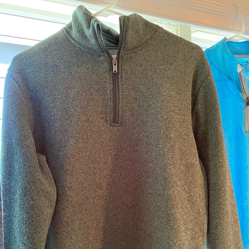 Mens old navy quarter zip sweater